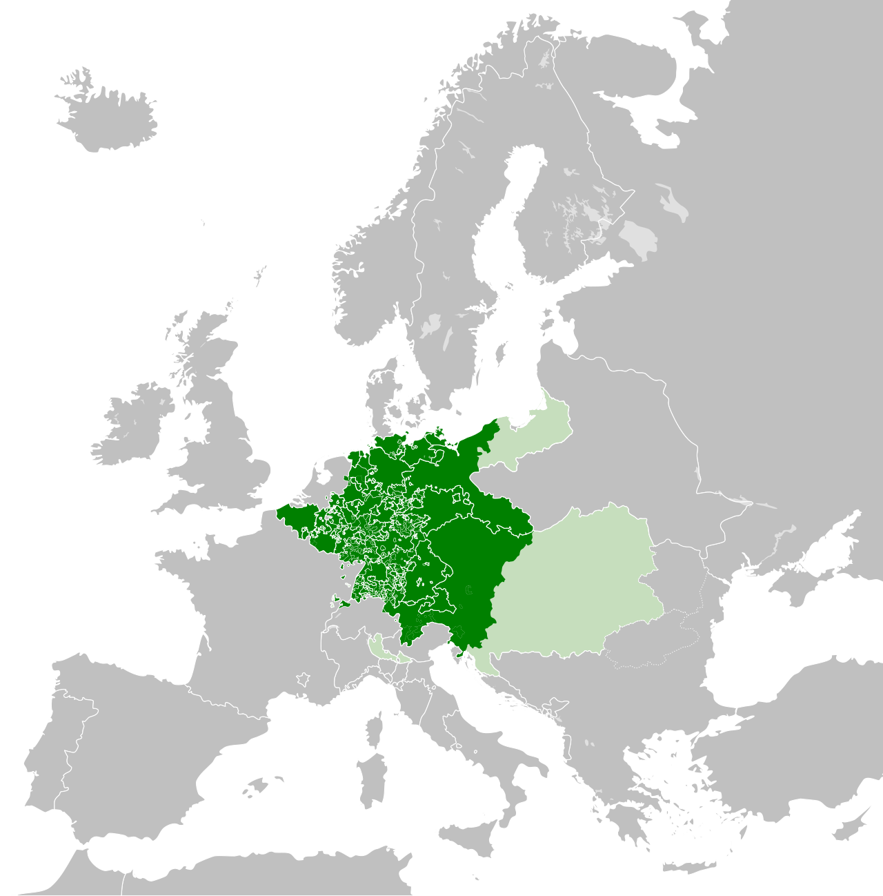 Historical map of Mozart's Europe — cities from London and Paris to Vienna, Prague, and Italy